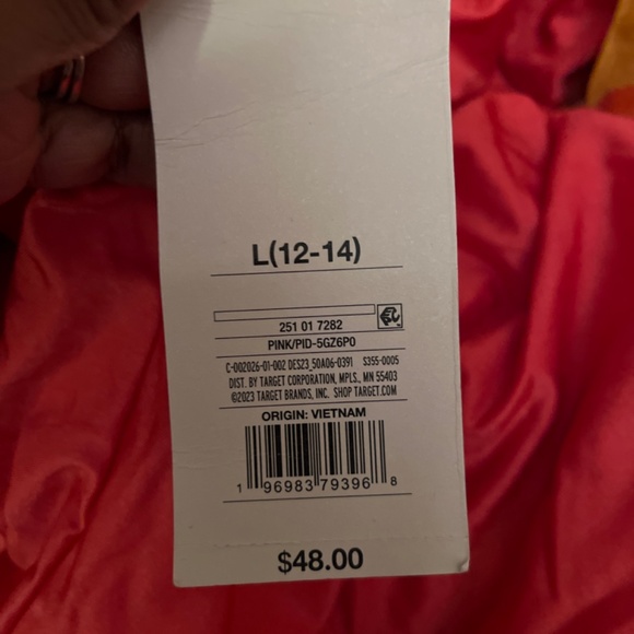 Women's Metallic Puff Sleeve Cut Out Medium Coverage One Piece Swimsuit - Fe Noe - Picture 5 of 5